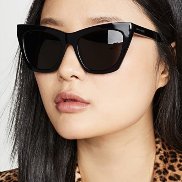 Saint Laurent Kate Sunglasses, Includes Case. - Picture 2 of 12